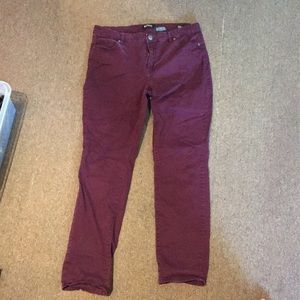 Burgundy Pants